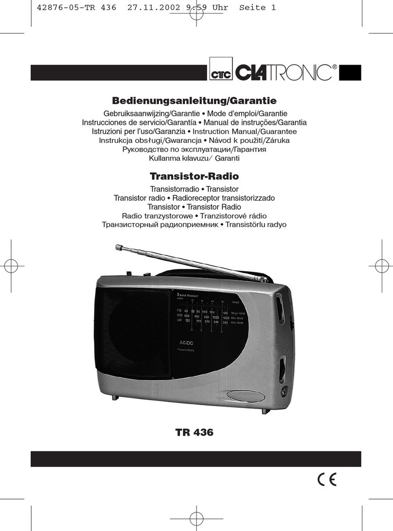 Clatronic TR 436 Technical specifications