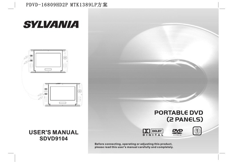 Sylvania SDVD9104 user manual
