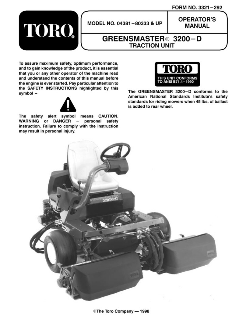 Toro 4381 User manual