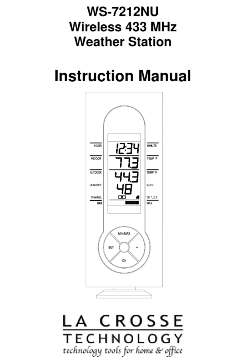 La Crosse WS-7212NU User manual