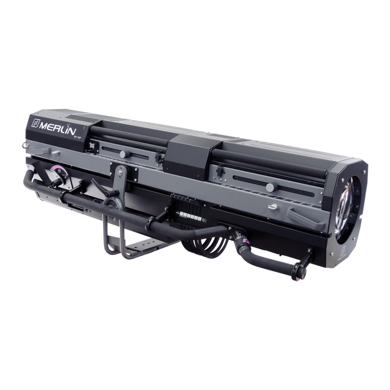 Merlin HMI 2500W FOLLOWSPOT manual