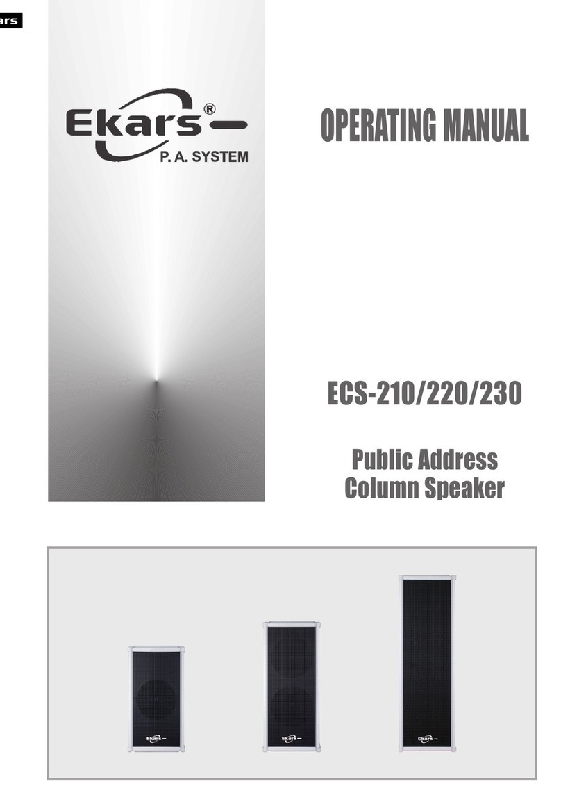 Ekars ECS-210 operating manual