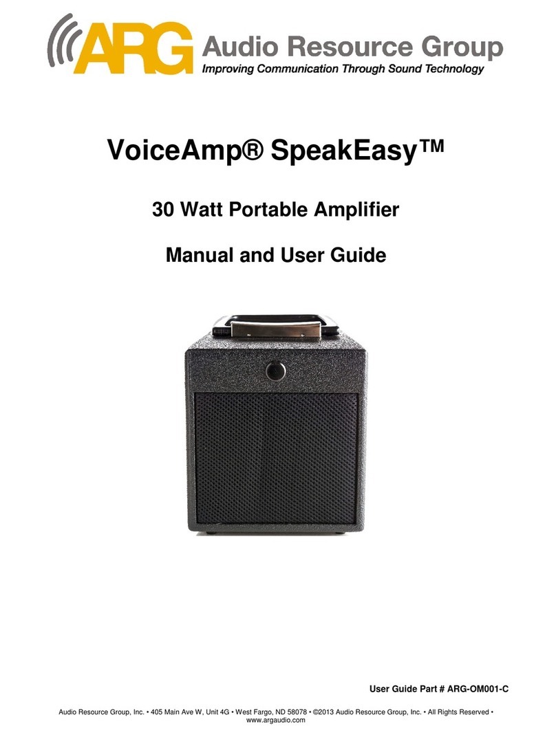 ARG ARG-OM001-C Manual and user guide