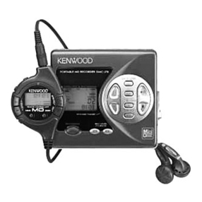 Kenwood DMC-J7R User manual