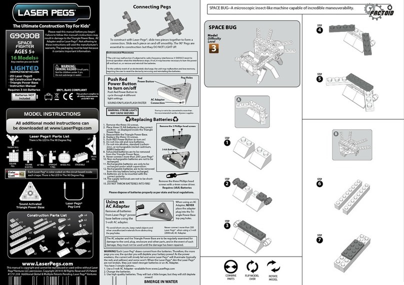 LaserPegs G9030B Model instructions