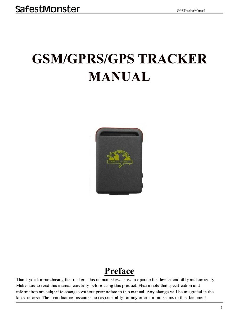 Safestmonster 4-band GPS GPRS Tracker manual