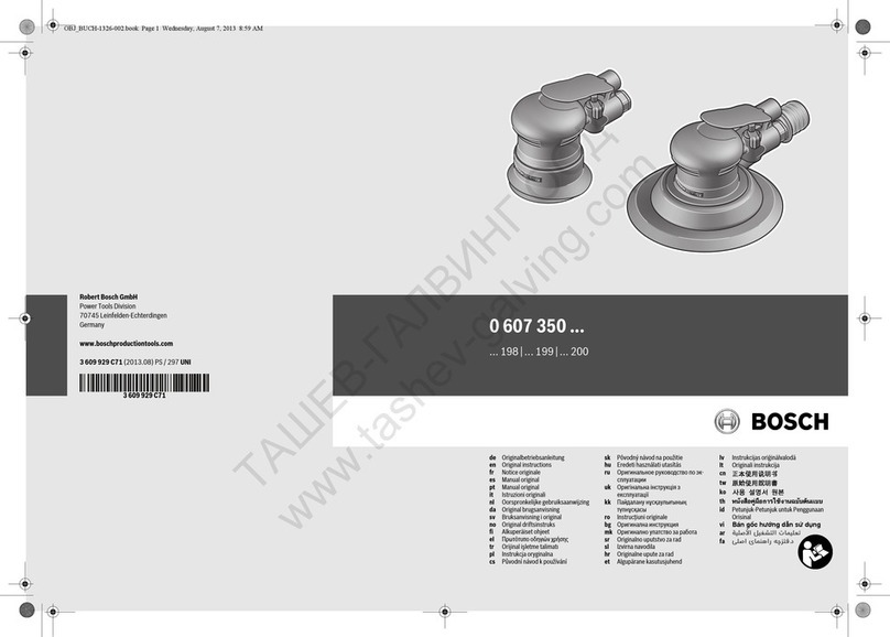 Bosch 0 607 350 198 User manual