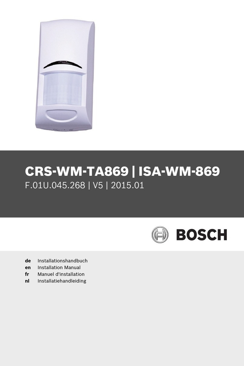 Bosch CRS-WM-TA869 installation manual