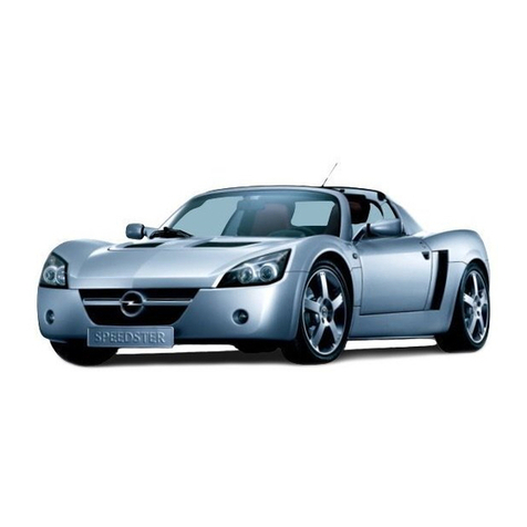 Opel Speedster Operation, safety, maintenance