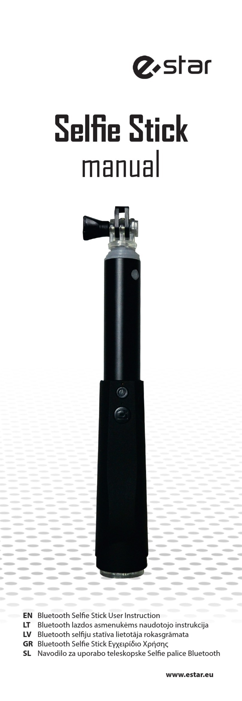 E Star Selfie Stick User instruction