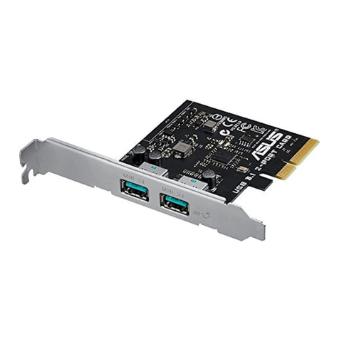 Asus USB 3.1 TYPE-C CARD User manual Asus USB 3.1 TYPE-C CARD User manual