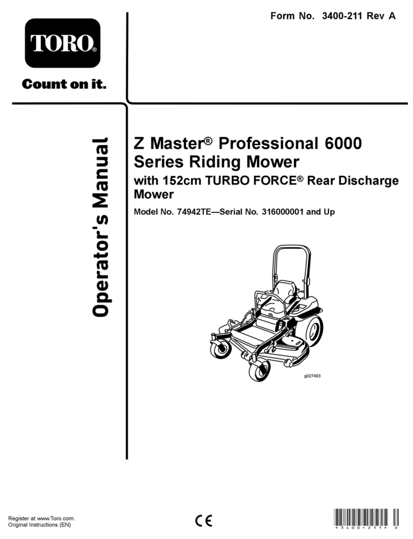Toro 74942TE User manual Toro 74942TE User manual