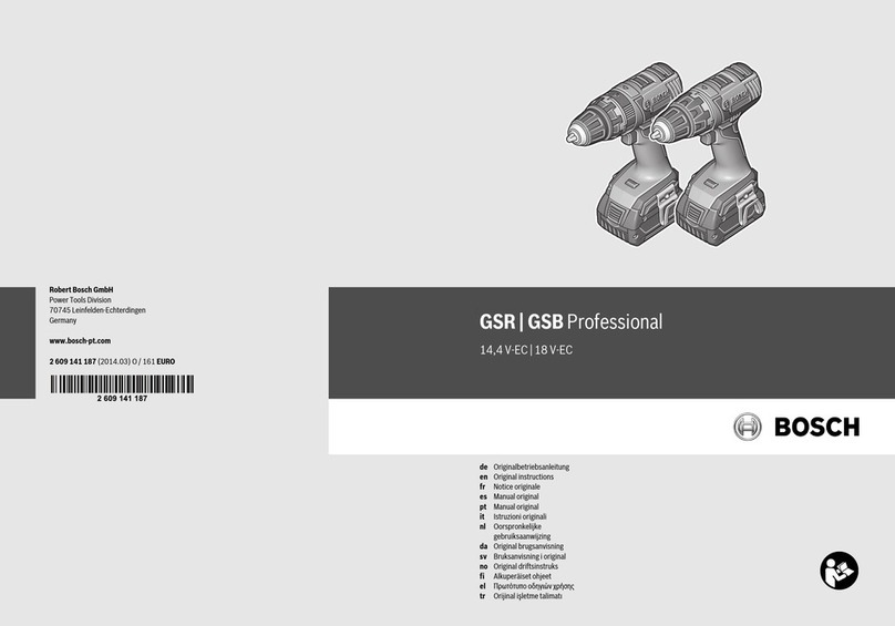 Bosch GSB 18 V-EC Professional User manual
