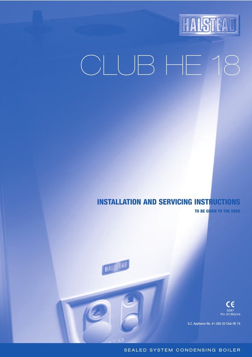 Halstead CLUB HE 18 User guide