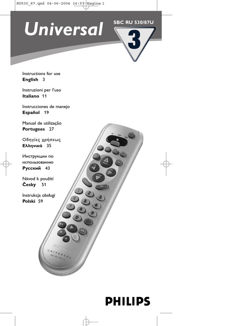 Philips SBC RU 530/87U Instructions for use Philips SBC RU 530/87U Instructions for use