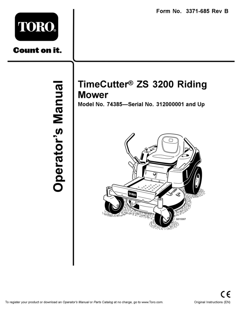 Toro 74385 TimeCutter ZS 3200 User manual