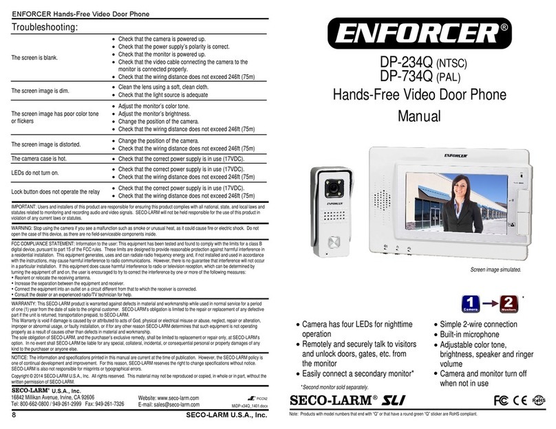 ENFORCER DP-234Q User manual ENFORCER DP-234Q User manual