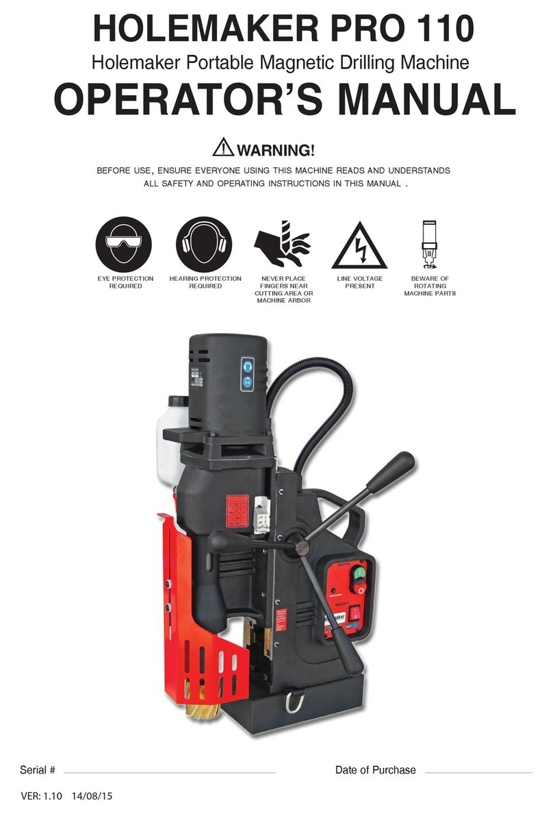 HOLEMAKER PRO 100 User manual