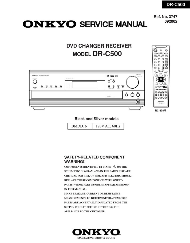 Onkyo DR-C500 User manual