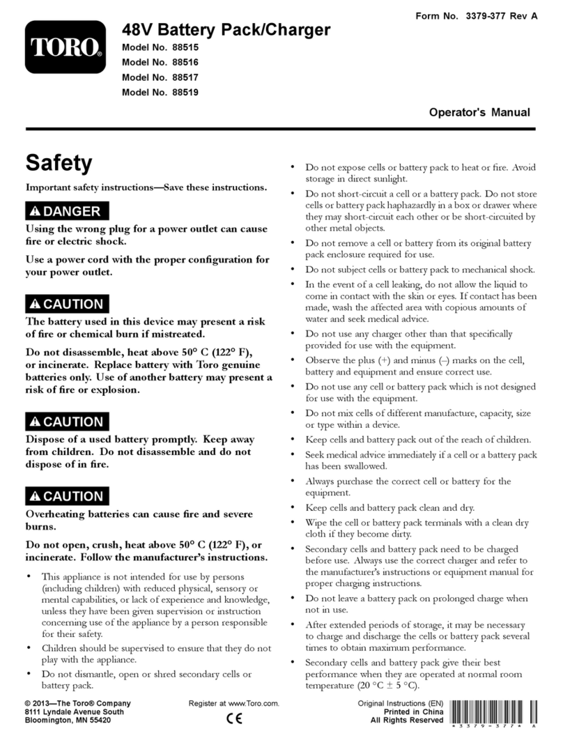 Toro 88515 Operator's manual