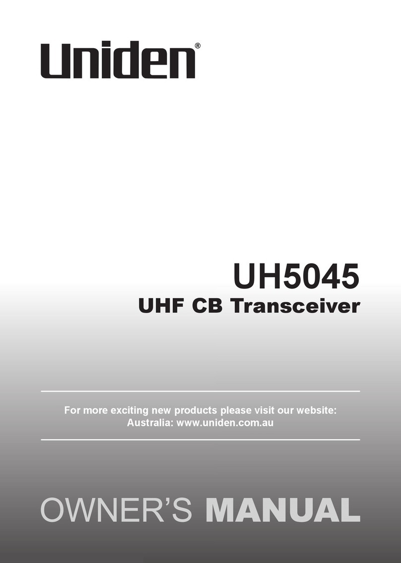 Uniden UH5045 User manual Uniden UH5045 User manual