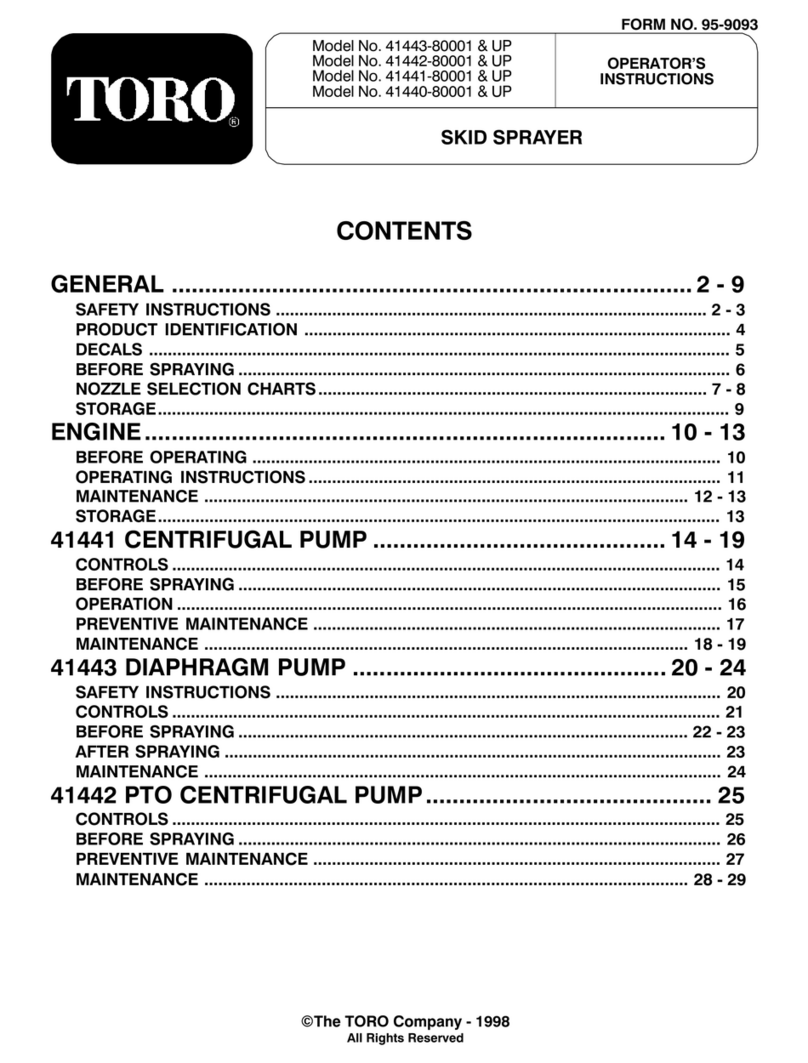 Toro 41440 Operator instructions