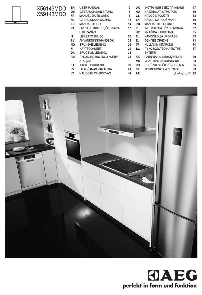 AEG X56143MDO User manual