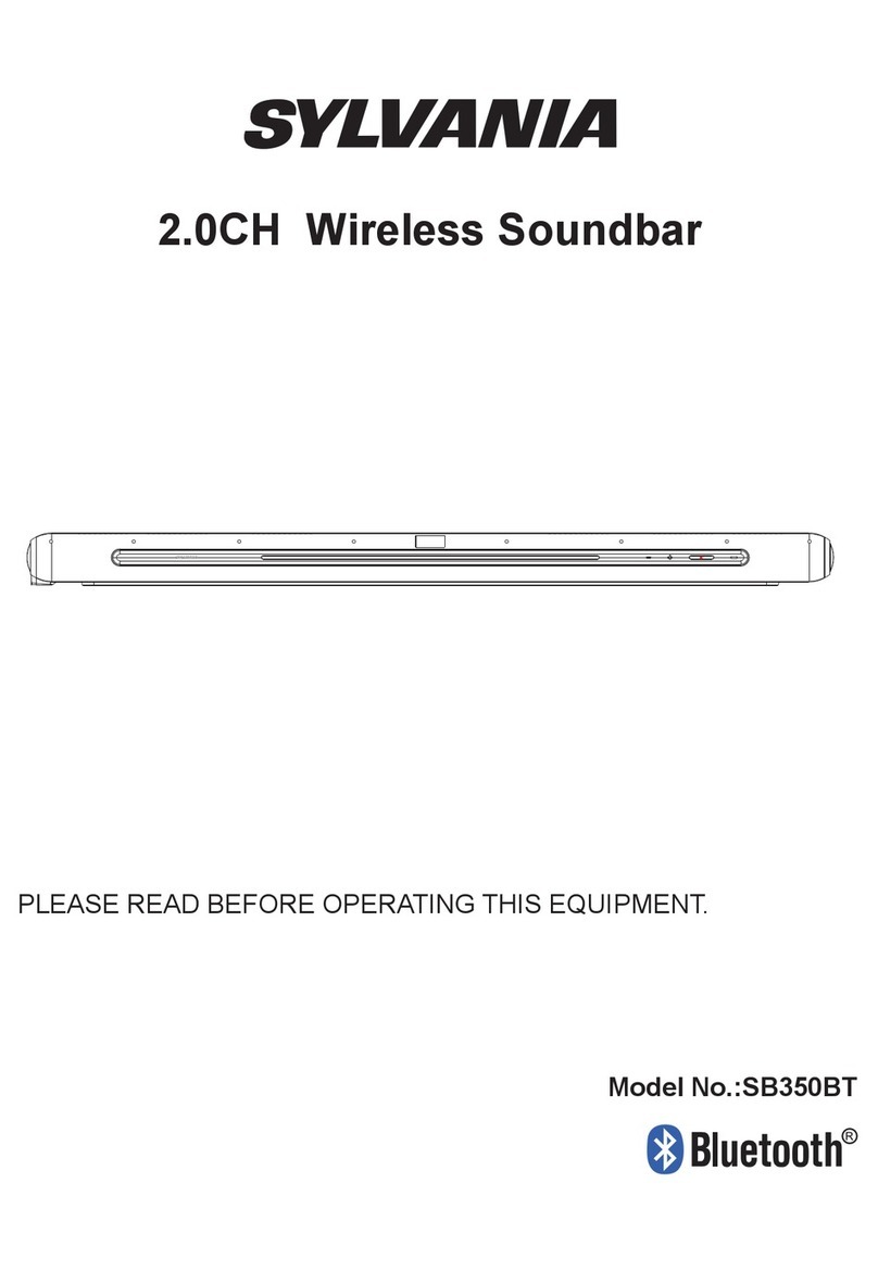 Sylvania SB350BT User manual