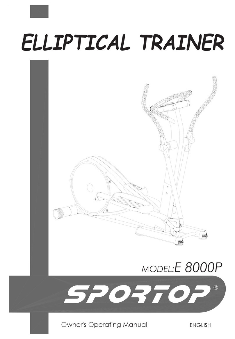 Sportop E 8000P Owner's operating manual