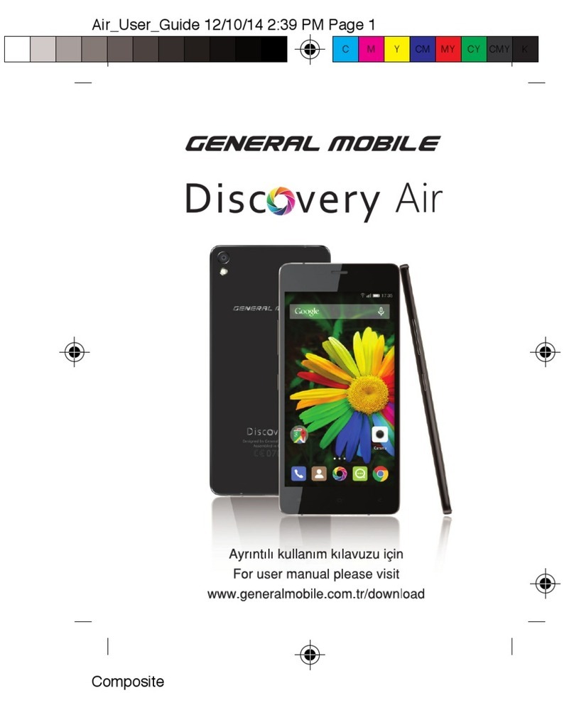 GENERAL MOBILE discovery User manual