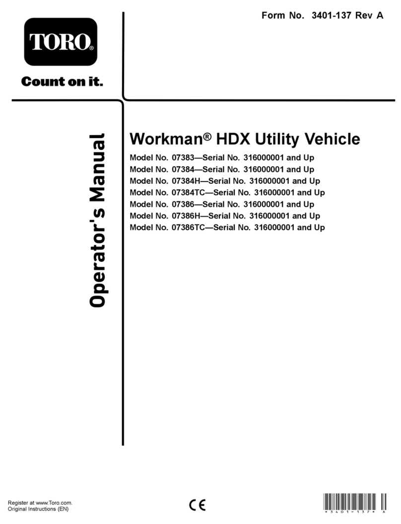 Toro 7383 User manual Toro 7383 User manual