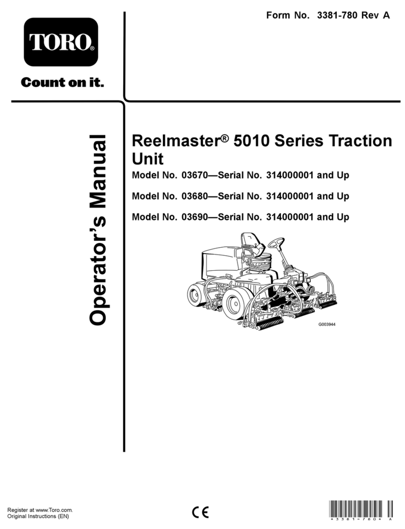Toro 3670 Operator's manual
