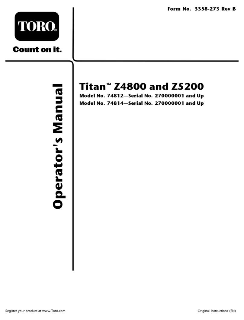 Toro 74812 Operator's manual