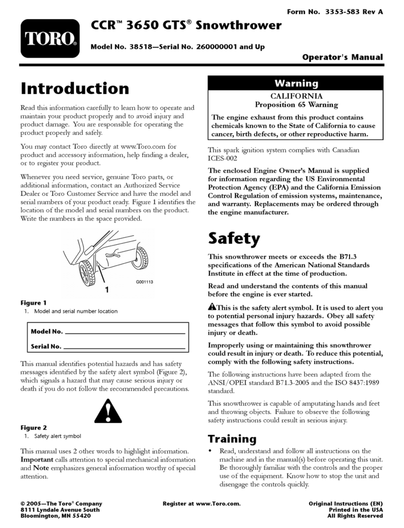 Toro 38518 Operator's manual