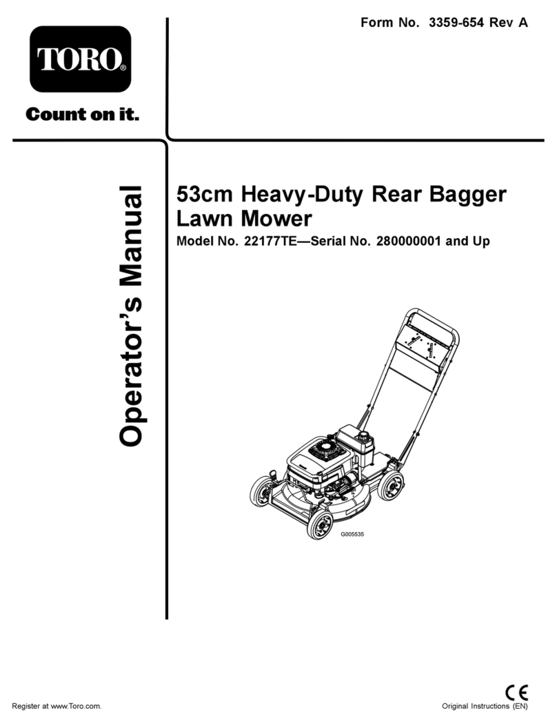 Toro 22177TE Operator's manual