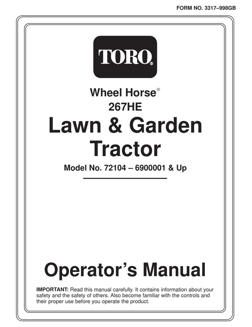 Toro 72104 Operator's manual