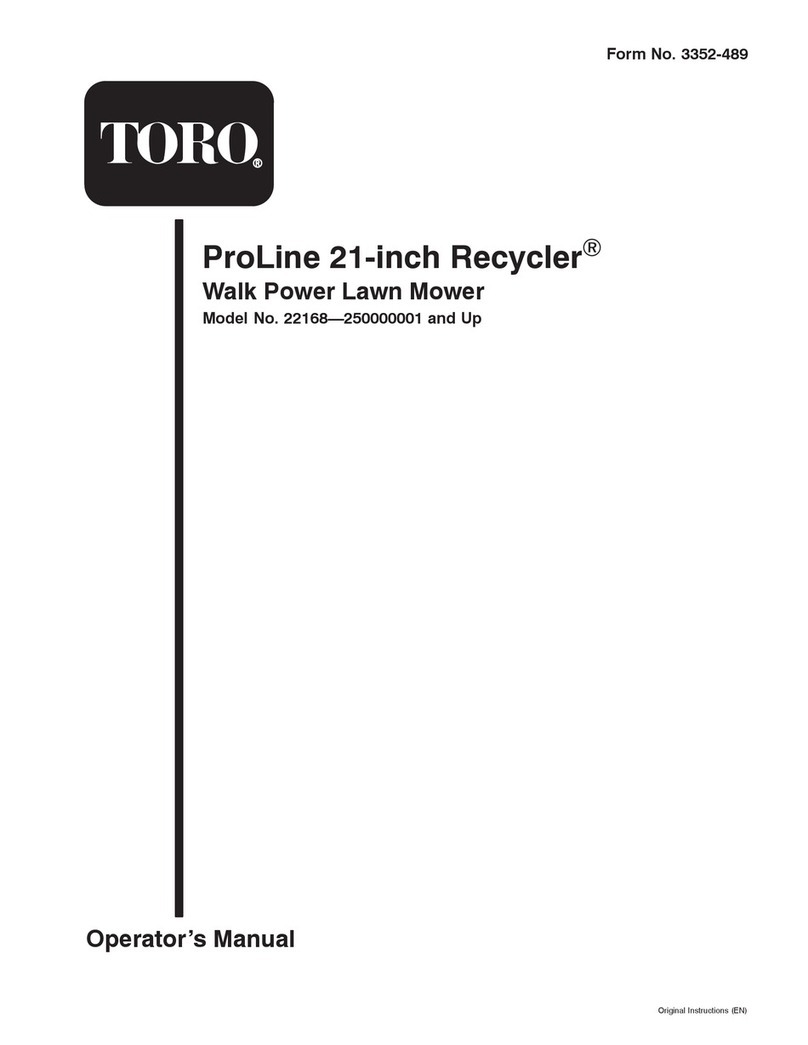 Toro 22168 User manual Toro 22168 User manual