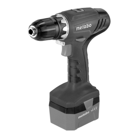 Metabo BS 12 NiCd Operation instructions