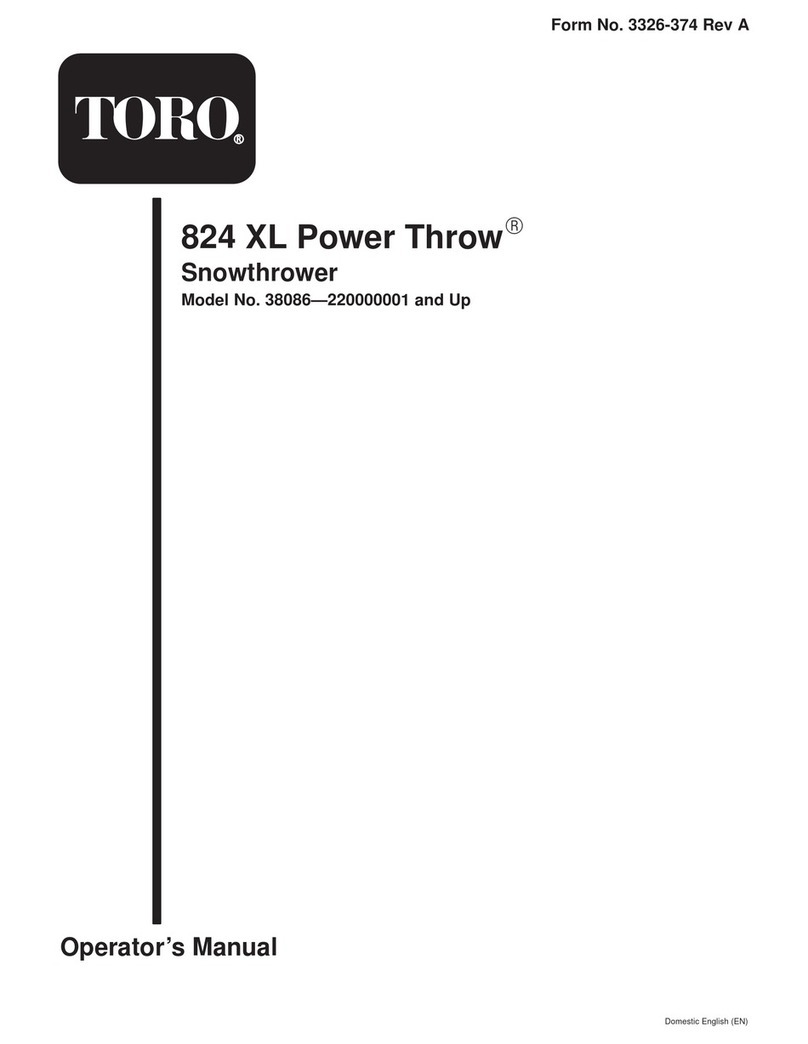 Toro 38086 User manual Toro 38086 User manual