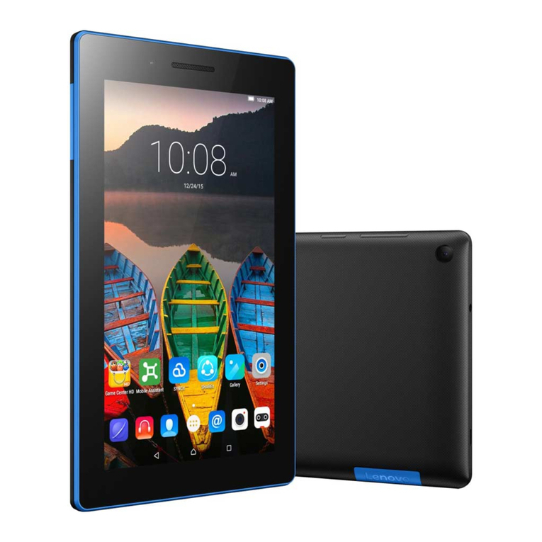 Lenovo TAB3 7 Essential Safety, warranty & quick start guide