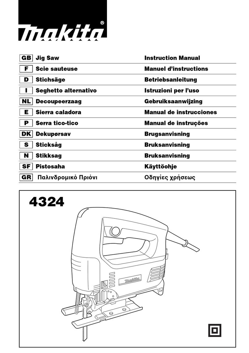 Makita 4324 instruction manual