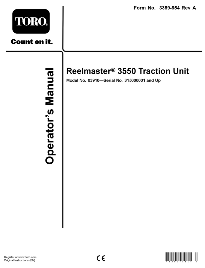 Toro 3910 Operator's manual