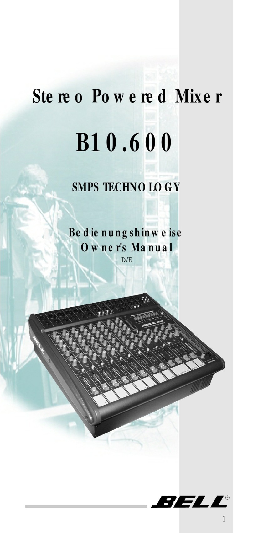 Bell B10.600 User manual