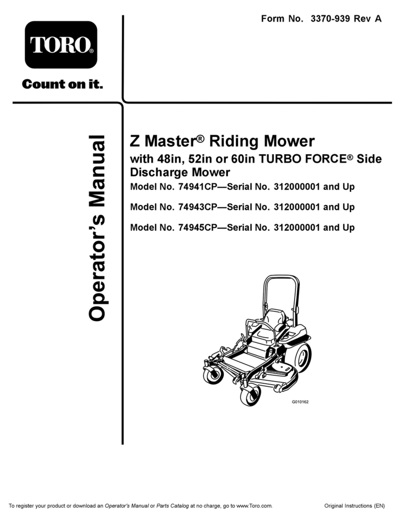 Toro Z Master 74941CP User manual