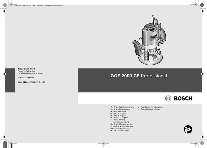 Bosch GOF 2000 CE User manual