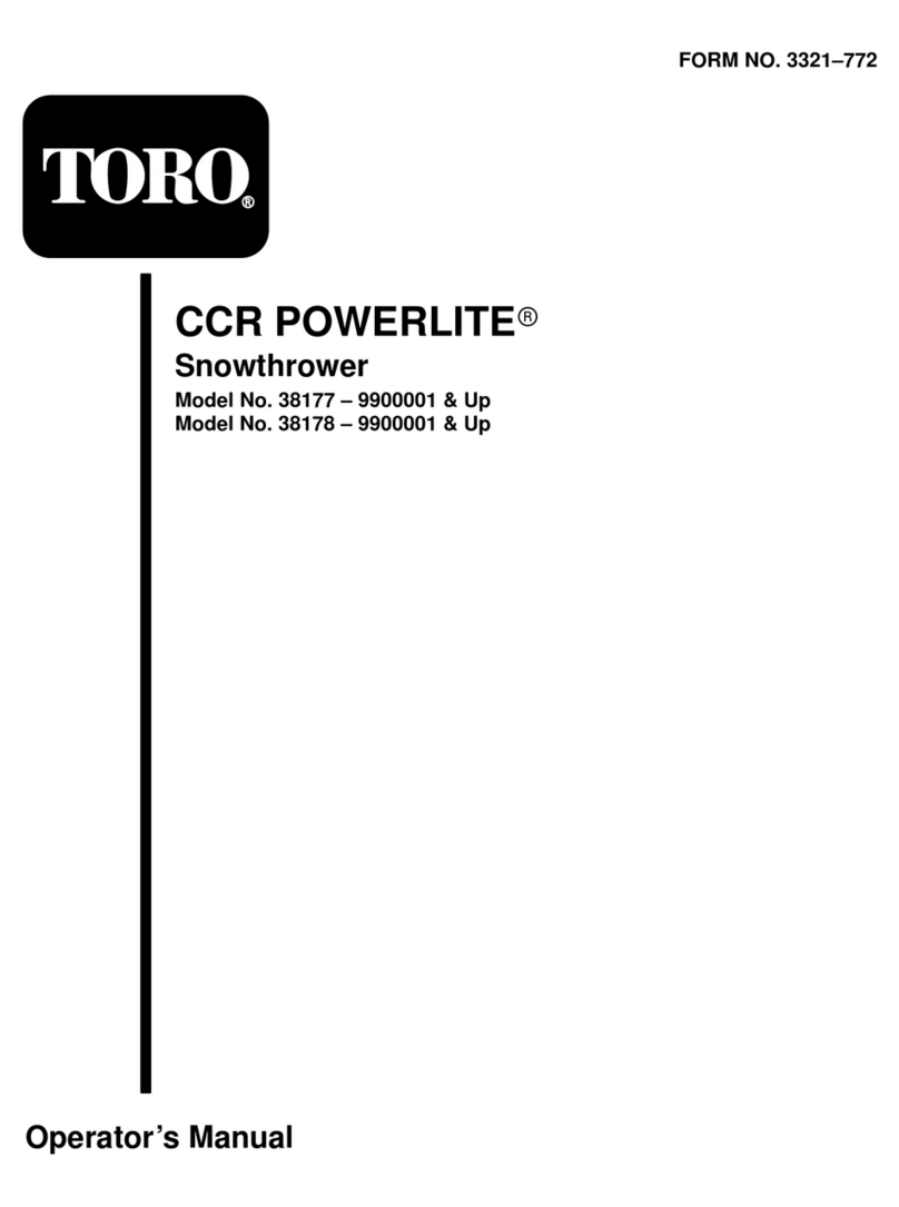 Toro CCR POWERLITE 38177 User manual