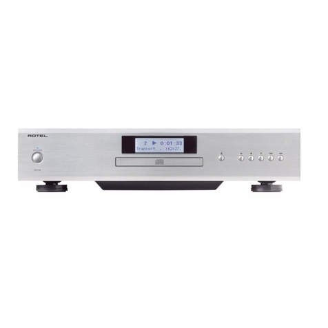 Rotel CD14 User manual