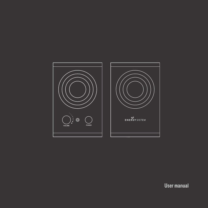 ENERGY SISTEM Acoustics 100 Wood Box User manual ENERGY SISTEM Acoustics 100 Wood Box User manual