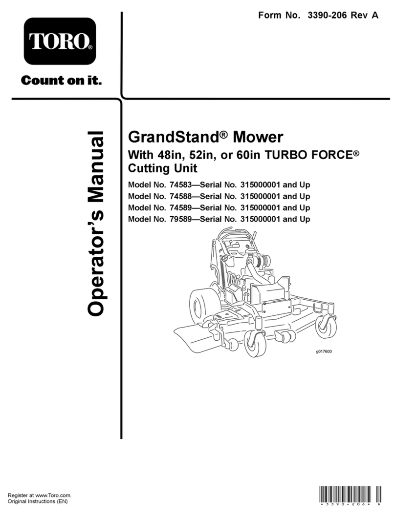 Toro GrandStand 74583 User manual
