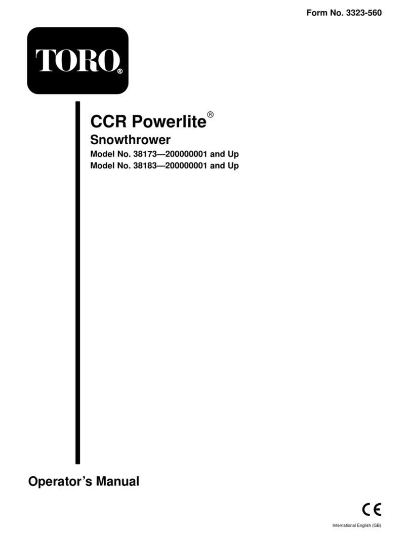 Toro CCR Powerlite 38173 Operator's manual